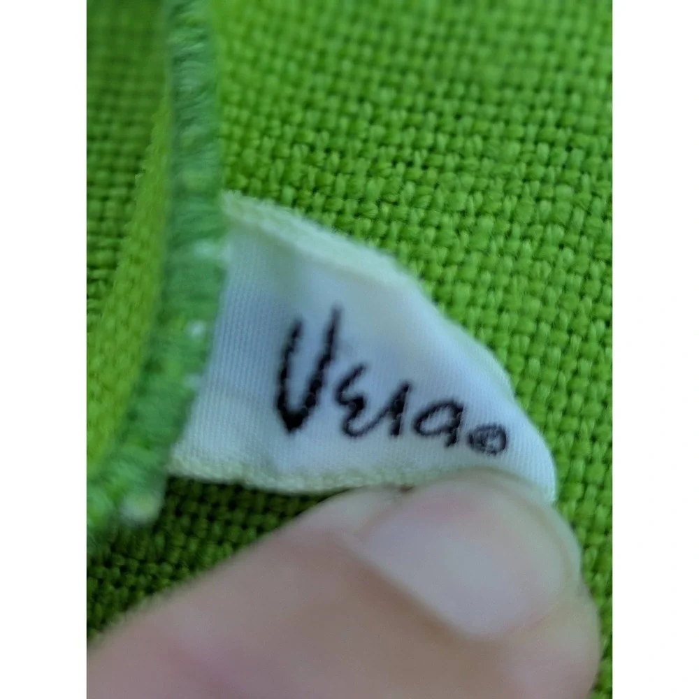 Vera Neumann Tablecloth Lime Green Mid Century Modern Retro 66